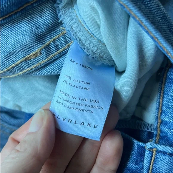 SLVRLAKE Sz 25 Grace Cropped Jeans in Montana - Picture 3 of 12